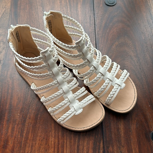 Rachel Zoe Girls White Sandals Size 3 - Picture 2 of 11